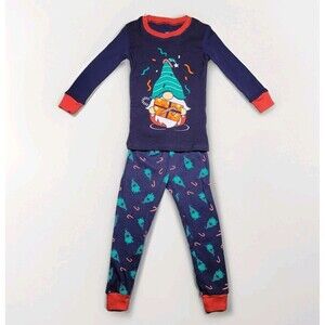 Knome & Candy Cane Holiday Christmas Pajamas Outfit 3T Shirt and Pants